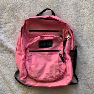 Large Pink Jansport Backpack